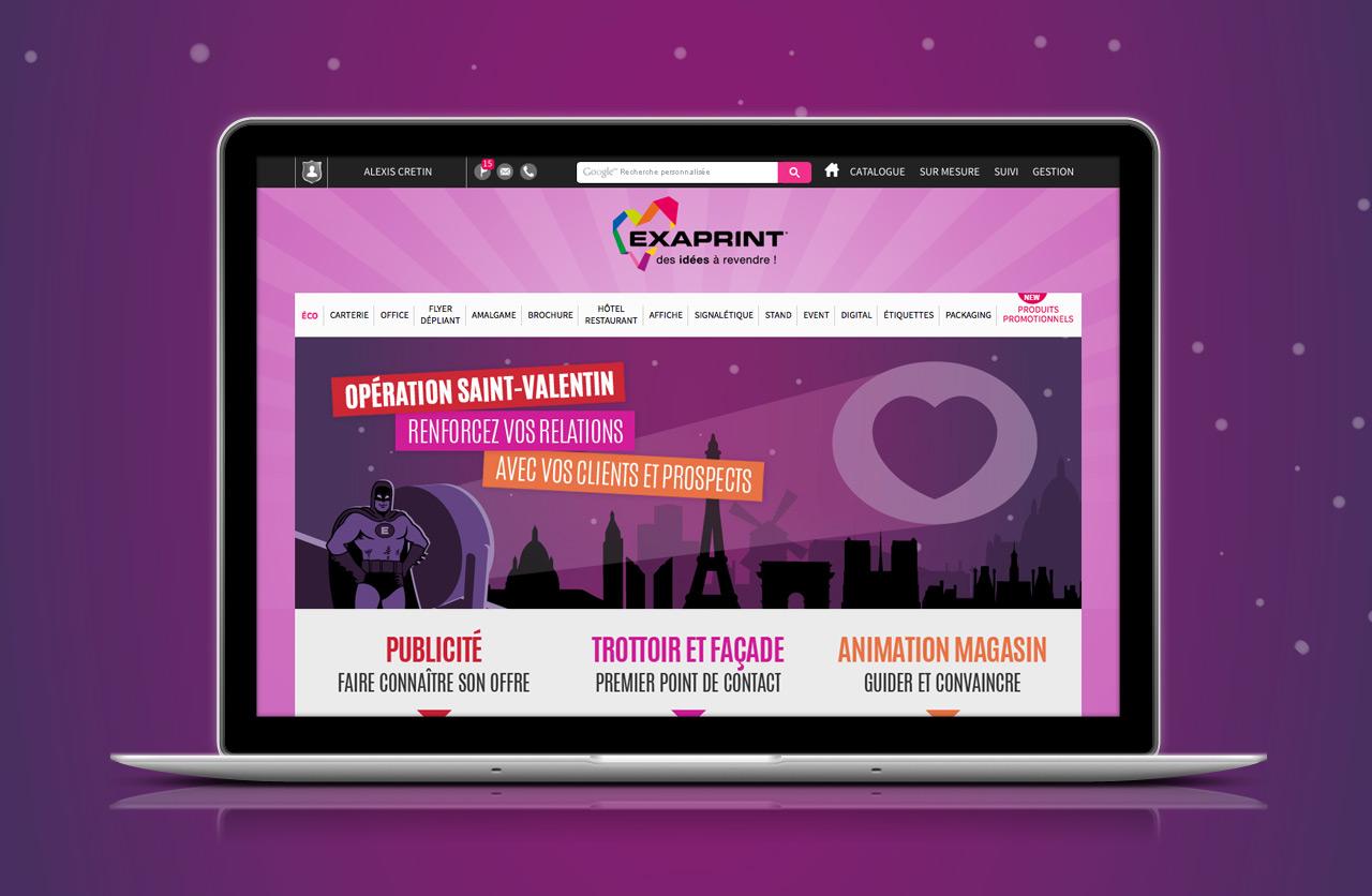 exaprint-saint-valentin-creation-site-internet-caconcept-alexis-cretin-graphiste-montpellier