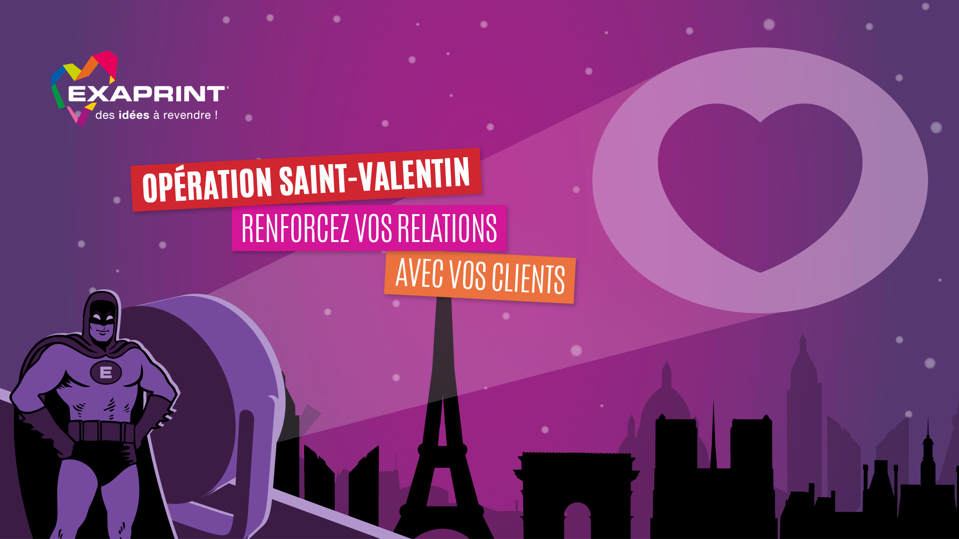 Creation concept visuel Exaprint Saint-Valentin graphiste Montpellier Caconcept Alexis Cretin