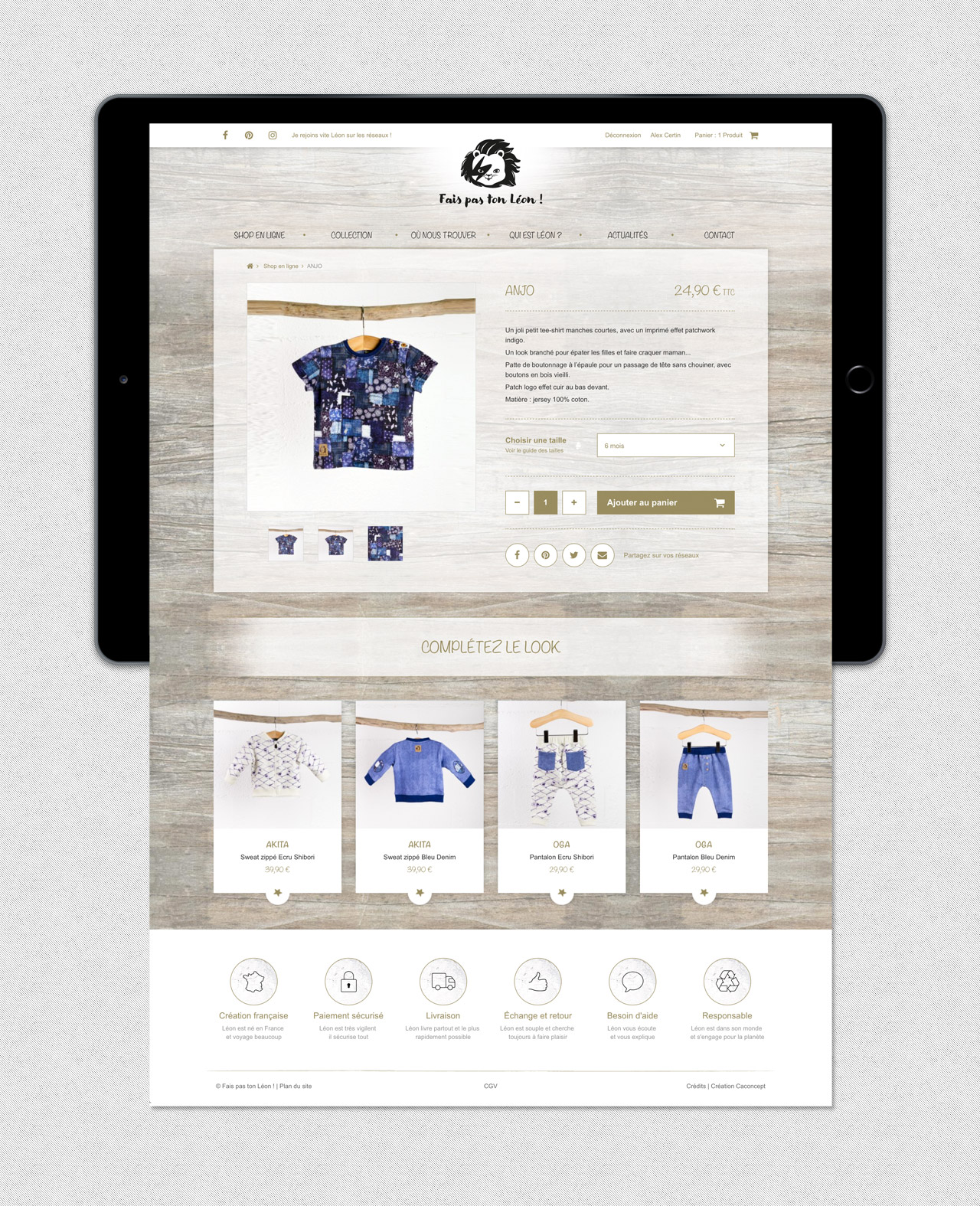 faispastonleon-creation-site-e-commerce-page-produit-vetements-enfants-caconcept-alexis-cretin-graphiste-montpellier