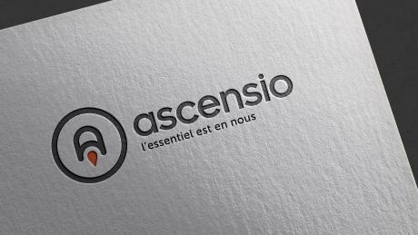 Création logo identité visuelle Ascensio - Graphiste Montpellier