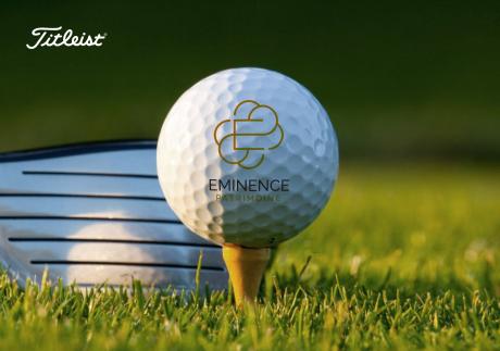 creation logo sur balle golf titleist pro v1 graphiste Montpellier